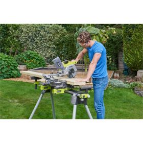 Аккумуляторная торцовочно-усовочная пила Ryobi ONE+ R18MS216-0 5133003597 (артикул 15784651) – фото 7