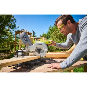 Аккумуляторная торцовочно-усовочная пила Ryobi ONE+ R18MS216-0 5133003597 (артикул 15784651) – фото 6
