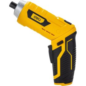 Аккумуляторная отвертка с поворотной рукоятью DELI DL-DP04-E2B1 102990 (артикул 24663801) – фото 5