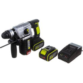 Аккумуляторный бесщеточный перфоратор WORX Professional WU388 20В, 24мм, 2.2 Дж, 4Ач х2, ЗУ 2А WU388 (артикул 24456711) – фото 4