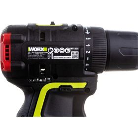 Аккумуляторная бесщеточная дрель-шуруповерт WORX Professional 12В, 30Нм, 2Ач х2, ЗУ 1.5 Ач, сумка WU130X (артикул 25108653) – фото 6