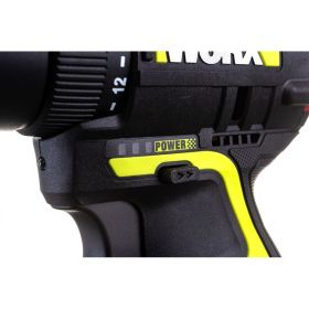 Аккумуляторная бесщеточная дрель-шуруповерт WORX Professional 12В, 30Нм, 2Ач х2, ЗУ 1.5 Ач, сумка WU130X (артикул 25108653) – фото 15