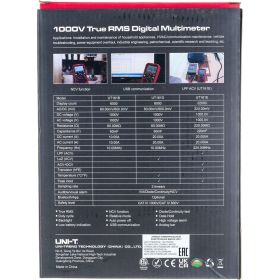 Цифровой мультиметр с функцией True RMS UNI-T UT161E 00-00007287 (артикул 20783349) – фото 3