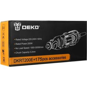 Электрический гравер DEKO DKRT200E 063-1416 (артикул 16845331) – фото 5