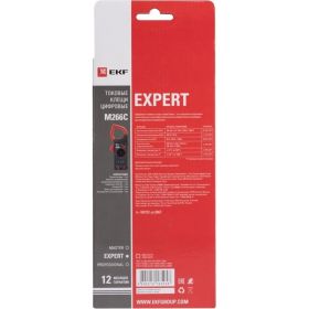 Цифровые токовые клещи EKF M266C Expert In-180702-pc266C (артикул 16369605) – фото 2
