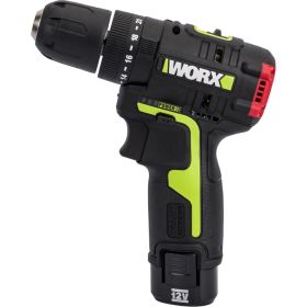 Аккумуляторная ударная бесщеточная дрель-шуруповерт WORX Professional 12В, 30Нм, 2Ач х2, ЗУ, сумка WU131X (артикул 25108659) – фото 1