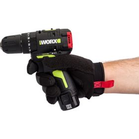 Аккумуляторная ударная бесщеточная дрель-шуруповерт WORX Professional 12В, 30Нм, 2Ач х2, ЗУ, сумка WU131X (артикул 25108659) – фото 13