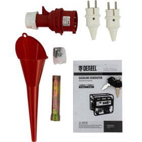 Бензиновый генератор DENZEL PS 80 E-3, 6,6 кВт, 400В, 25л 946954 (артикул 15941359) – фото 18