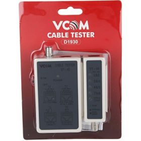 LAN тестер VCOM ST-45 для BNC, RJ-45 D1930 (артикул 16170958) – фото 3