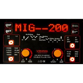 Сварочный полуавтомат VIKING MIG 200 DUBLE PULSE PRO 95588105 (артикул 16499183) – фото 5
