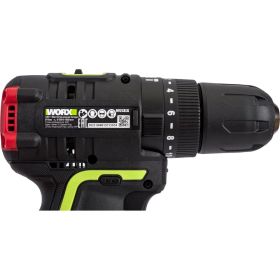 Аккумуляторная ударная бесщеточная дрель-шуруповерт WORX Professional 12В, 30Нм, 2Ач х2, ЗУ, сумка WU131X (артикул 25108659) – фото 8
