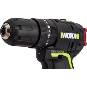 Аккумуляторная ударная бесщеточная дрель-шуруповерт WORX Professional 12В, 30Нм, 2Ач х2, ЗУ, сумка WU131X (артикул 25108659) – фото 7