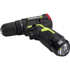 Аккумуляторная ударная бесщеточная дрель-шуруповерт WORX Professional 12В, 30Нм, 2Ач х2, ЗУ, сумка WU131X (артикул 25108659) – фото 6