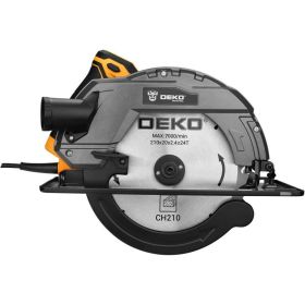 Дисковая (циркулярная) пила DEKO DKCS2400-210 2400 Вт, диск 210 мм 063-4319 (артикул 22606989) – фото 6