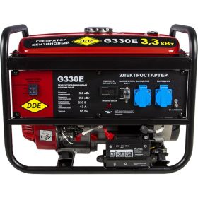 Бензиновый генератор DDE G330E 1ф 3,0/3,3 кВт бак 15 л двигатель 7 лc эл. старт 792-551 (артикул 16348343) – фото 7