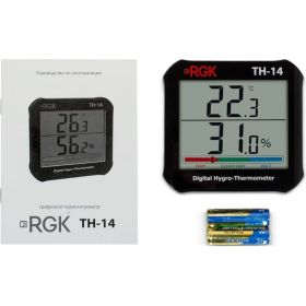 Термогигрометр RGK TH-14 с поверкой 778602 (артикул 16763305) – фото 2
