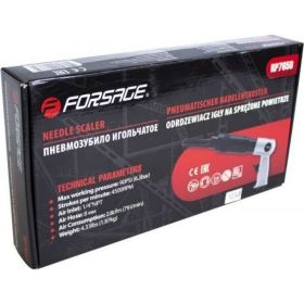 Пневмозубило с игольчатой насадкой Forsage F-RP7658 50348 (артикул 19721764) – фото 3