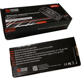 Цифровой игольчатый влагомер WOODWORK MT-01 (артикул 23653425) – фото 2