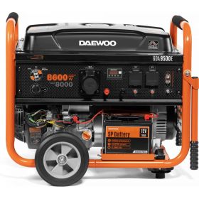 Бензиновый генератор с возможностью подключения ATS DAEWOO GDA 9500E (артикул 16016866) – фото 14