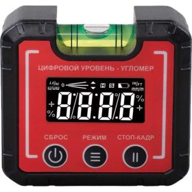 Компактный электронный уровень-угломер TECHNICOM с магнитом, 65 мм TC-LA65C (артикул 25608639) – фото 1