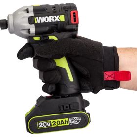 Аккумуляторный ударный бесщеточный винтоверт WORX Professional 20В, 230Нм, 2Ач Х2, ЗУ WU290.1 (артикул 26513972) – фото 4