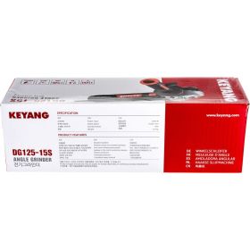 Угловая шлифмашина KEYANG DG125-15S (артикул 22855077) – фото 2