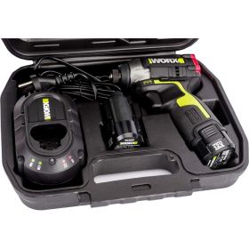 Аккумуляторный ударный бесщеточный винтоверт WORX Professional 12В, 140Нм, 2x2Ач WU132 (артикул 26513966) – фото 9