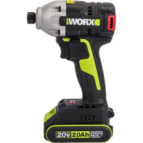 Аккумуляторный ударный бесщеточный винтоверт WORX Professional 20В, 230Нм, 2Ач Х2, ЗУ WU290.1 (артикул 26513972) – фото 17