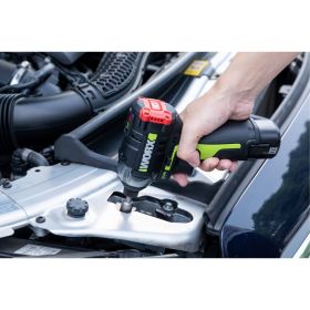 Аккумуляторный ударный бесщеточный винтоверт WORX Professional 12В, 140Нм, 2x2Ач WU132 (артикул 26513966) – фото 3