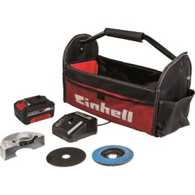Угловая аккумуляторная шлифмашина Einhell PXC TE-AG 18/115 li 1x4.0ah 4431134 (артикул 25078761) – фото 3
