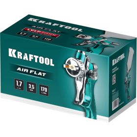 Пневматический краскопульт c верхним бачком KRAFTOOL AirFlat LVLP 06524-1.7 (артикул 23886159) – фото 5