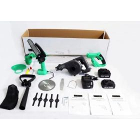 Набор аккумуляторного инструмента Zitrek GreenCut 20 ZKBL20, GreenSaw 20 Extra Power 3в1, 1x2.0 Ач, 1x4.0 Ач 082-2022 (артикул 26350789) – фото 1