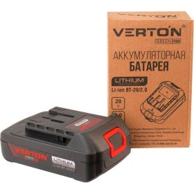 Аккумулятор Garden Green Pro BT-20/2.0 20В, 2Ач VERTON 01.14232.14236 (артикул 26968766) – фото 2