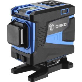Лазерный самовыравнивающийся профессиональный уровень DEKO в кейсе LL12-HVR PREMIUM со штативом 1 м (12 линий) 065-0105-2 (артикул 27210222) – фото 9