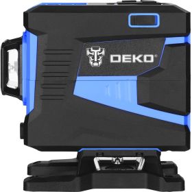 Лазерный самовыравнивающийся профессиональный уровень DEKO в кейсе LL12-HVR PREMIUM со штативом 1 м (12 линий) 065-0105-2 (артикул 27210222) – фото 8