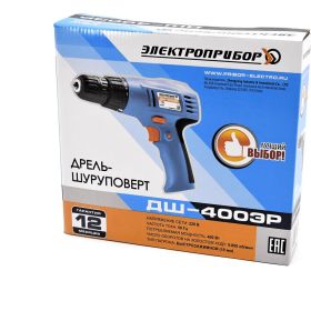 Сетевая дрель-шуруповерт ЭЛЕКТРОПРИБОР ДШ-400ЭР (артикул 23297409) – фото 2