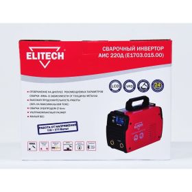 Сварочный инвертор ELITECH АИС 220Д 196358 (артикул 16306136) – фото 15