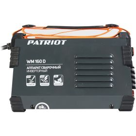 Сварочный инверторный аппарат PATRIOT WM160D 605302016 (артикул 18184789) – фото 4