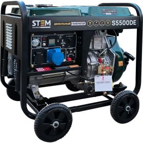 Дизельный генератор STEM Techno s5500de (5,5кв, электростартер, дисплей, подогрев) ГЕН018 (артикул 25090305) – фото 1