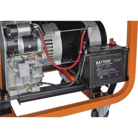 Генератор CARVER PPG-11000DE дизель, LT-1100F, 8,5/9,5 кВт, 220 В, бак 20л, э/старт, колеса, медь 01.020.00025 (артикул 24686811) – фото 9