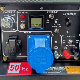 Дизельный генератор STEM Techno s5500de (5,5кв, электростартер, дисплей, подогрев) ГЕН018 (артикул 25090305) – фото 3