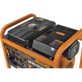 Генератор CARVER PPG-11000DE дизель, LT-1100F, 8,5/9,5 кВт, 220 В, бак 20л, э/старт, колеса, медь 01.020.00025 (артикул 24686811) – фото 3