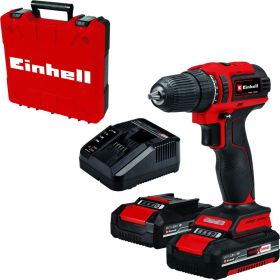 Аккумуляторная дрель Einhell pxc te-cd 18/40 li bl, 18в, 40нм, патрон 10мм, 2x2,0 aч, кейс 4513995 (артикул 27694428) – фото 1
