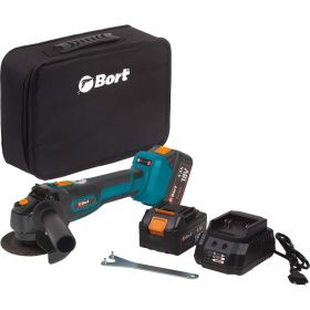 Шлифовальная угловая аккумуляторная машина BORT BWS-18Li-125 93722340 (артикул 16873003) – фото 13