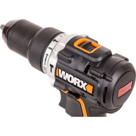 Ударная аккумуляторная дрель-шуруповерт WORX 60 Нм, 20 В, бесщеточная, 4 Ач x 2, ЗУ 2 А, кейс WX352.1 (артикул 28801424) – фото 7
