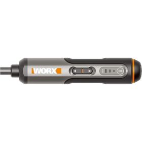 Аккумуляторная отвертка WORX 4В, 5Нм, 1,5Ач, набор оснастки WX240 (артикул 28801418) – фото 8