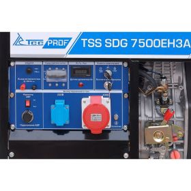 Дизель генератор ТСС SDG 7500EH3A 100027 (артикул 19735120) – фото 3