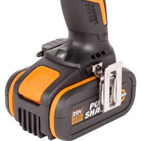 Ударная аккумуляторная дрель-шуруповерт WORX 60 Нм, 20 В, бесщеточная, 4 Ач x 2, ЗУ 2 А, кейс WX352.1 (артикул 28801424) – фото 5