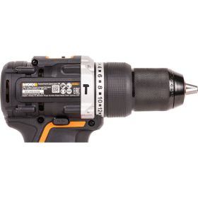 Ударная аккумуляторная дрель-шуруповерт WORX 60 Нм, 20 В, бесщеточная, 4 Ач x 2, ЗУ 2 А, кейс WX352.1 (артикул 28801424) – фото 4