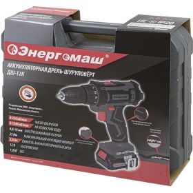 Аккумуляторная дрель Энергомаш 12 В, 1BatterySystem, 2 акк. ДШ-12К (артикул 27827282) – фото 4